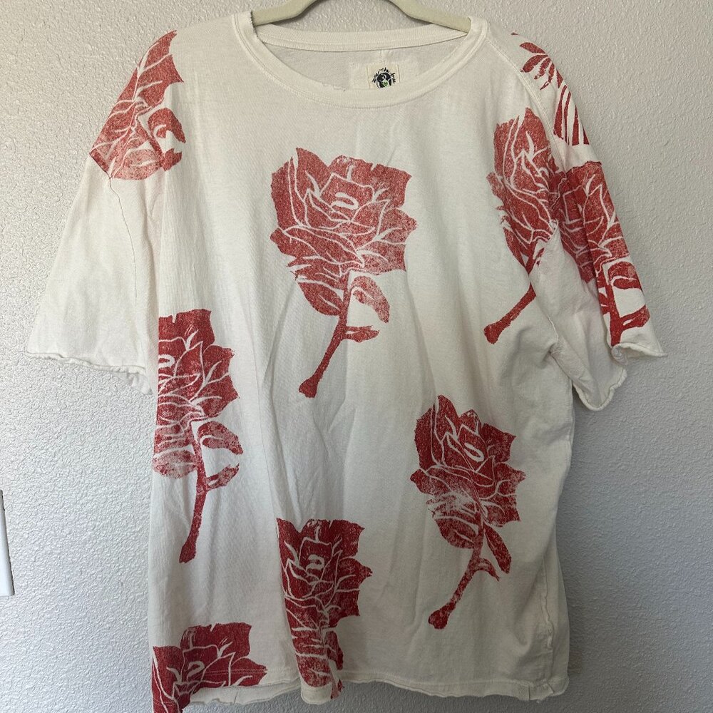 We The Free Painted Floral Tee Large (SOLD OUT)